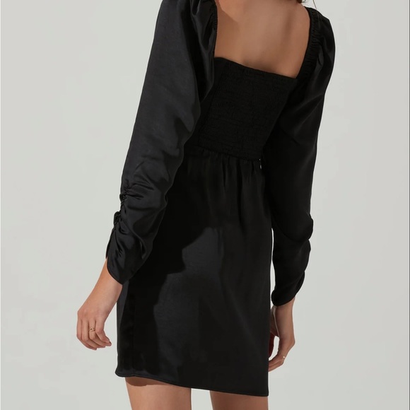 Astr Dresses Astr Lace Bustier Long Sleeve Mini Dress Poshmark